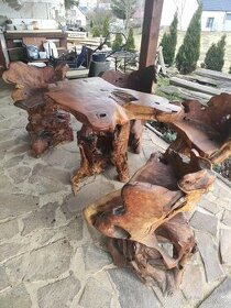 Nádherný dřevěný set