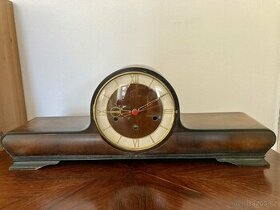 Starožitné římsové (krbové) hodiny / 60x15x22cm