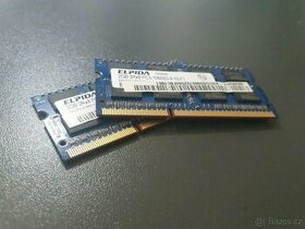 Paměti ELPIDA 2GB 2Rx8 PC3-10600S-9-10-F1, DDR3, 1333 Mhz