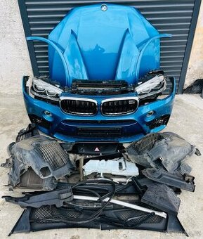 BMW X5M f85 kapota nárazník blatník chladiče světla
