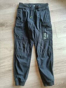 Plátěné Jogger kalhoty, velikost 158