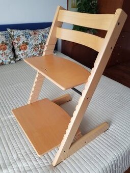 Stokke Tripp Trapp židle - Buk, Bílá, Zelená