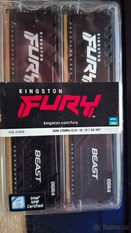 2x8 RAM Kingston FURY BEAST DDR4 (16GB)