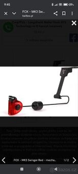 Swingery Fox MK3 2ks cerveny - 1
