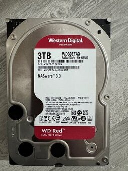 WD RED 3TB pevny disk pro NAS