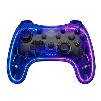 Gamepad Marvo GHOST 40, bezdrátový, 17tl., všesměrový, průhl