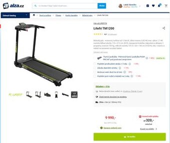 Běžecký pás Lifefit TM1200