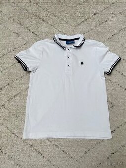 Dětské bílé polo tričko vel 116 pro 6 let