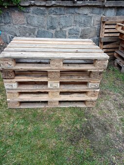 Dřevěné europalety 120 x 80cm ,použité.