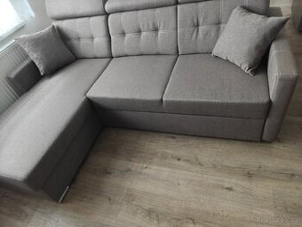 Rohová sedací souprava Adore šedé provedení