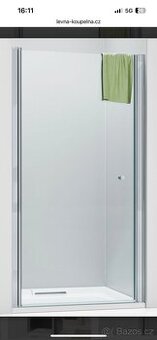 Sprchové dveře do niky 105 čiré sklo+chrom