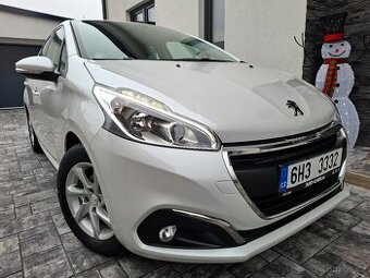 PEUGEOT 208 1.2i 60KW ALLURE 2015 LED, KLIMA 78tkm ČR TOP