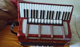 Prodám akordeon delicie CARMEN XIV 96BASŮ 4 HLAS