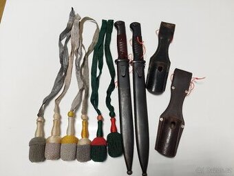 Bodák / bajonet Mauser K98, závěsník Wehrmacht a Luftwaffe