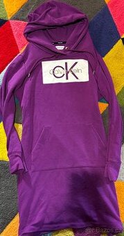 CK CALVIN KLEIN DÁMSKÉ MIKINOVÉ ŠATY-MIKINA 44_46 L-XL