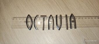 Octavia 1st gen chrom logo, nápis, ORIGINAL