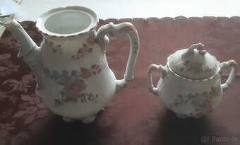 Prodám krásnou sadu konvička a cukřenka s víčkem