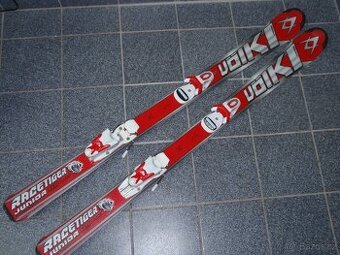 TOP DÍVČÍ 120 CM NASERVISOVANÉ LYŽE CARVY VÖLKL RACETIGER