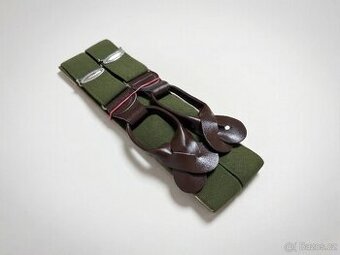 Vojenské, myslivecké šle, kšandy ČSLA, kvalitní