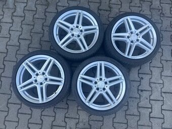 Alu kola Mercedes 18” - zánovní pneu