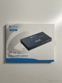 #L0228 HDMI Splitter eSynic ESY195 – 1 vstup  4 výstupy, 4K