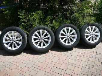 17" orig VW ALU KOLA 5x112 7,0Jx17H2 ET43 + PNEU- TIGUAN 5N