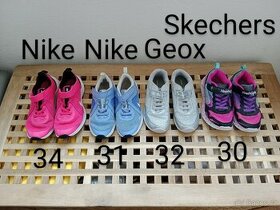 Birkenstock, Nike, Skechers, Crocs atd...