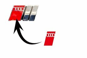 Audi nálepka S-line - ZNAK