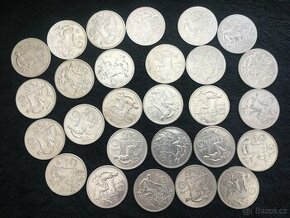 27 kusů stříbrných 10 Kč, mince První Republika ČSR