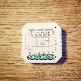 Chytre rele zaluzii, zavesu, Zigbee Curtain Module