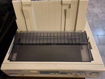 Pro sběratele nefunkční Epson LQ-570 (1993) s kabeláží.