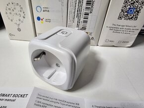 Tuya Smart Home Socket WiFi 20A EU Zásuvka