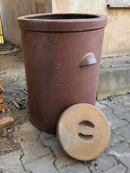Keramický sud na zelí 75L