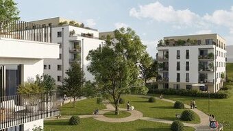Prodej bytu 3+kk s lodžii a předzahrádkou, 93,41 m2, Mírová,