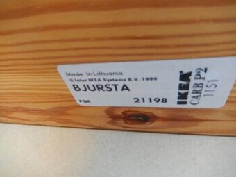 Stůl rozkládací Ikea Bjursta 21198, zachovalý, viz. foto.