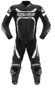 Alpinestars Motegi-Pánská kožená moto kombinéza, jednodílná