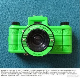 Prodám Lomo Panorama Sprocket rocket