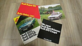 Prospekty Audi - Auto Union, NSU, DAF, BMW, 60.-90. léta.
