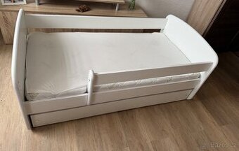 Dětská postel s úložným prostorem 140x70
