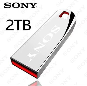 Flash disk SONY-2TB(2048GB) USB 3.0, kovový, stříbrný - NOVÝ