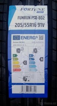 NOVÉ LETNÍ PNEU 205 55 16 FORTUNE