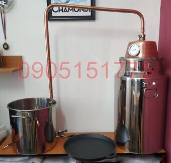Destilacny pristroj 58L + litinova platna + REFLUKTOR