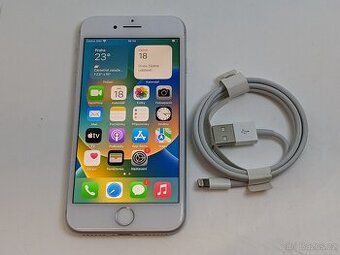 iPhone 8 64gb white. Top stav. Baterie 100%. Záruka 6 měsíců