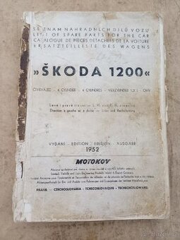Škoda 1200 (Sedan)-katalog náhr. dílů