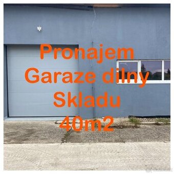🚗 Pronájem garáže / skladu 40 m² – bezpečný areál s ostrahou - 1