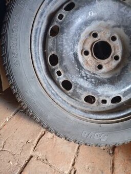 Plechové kola 195/55 R15, 5x100