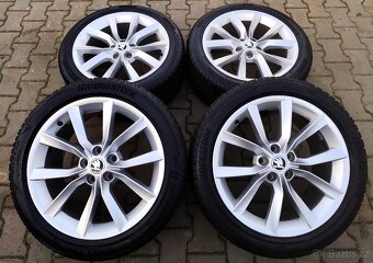 Alu kola originál Škoda Superb III 5x112 R18 Modus