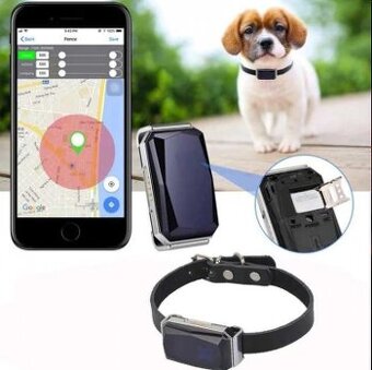 GPS obojek s mikrofonem( pro psa, kočku, jiné užití)