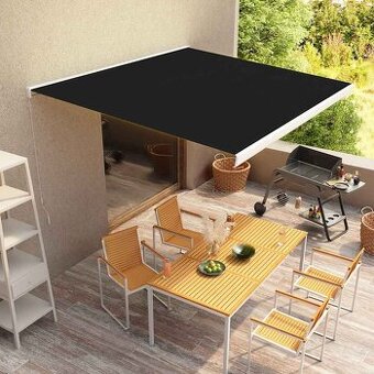 Kazetová markýza na ruční ovládání 350 cm