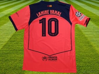 dětský dres Lamine Yamal FC Barcelona 25/26 oranžová edice